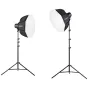 Fluorescējošās - Westcott U60-B Bi-Color LED 2-Light Softbox Kit 804 - ātri pasūtīt no ražotāja