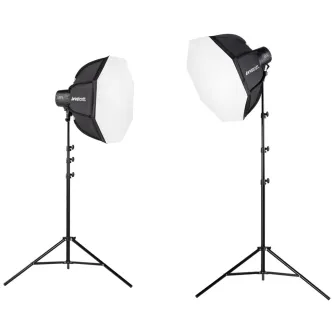 Fluorescējošās - Westcott U60-B Bi-Color LED 2-Light Softbox Kit 804 - ātri pasūtīt no ražotāja