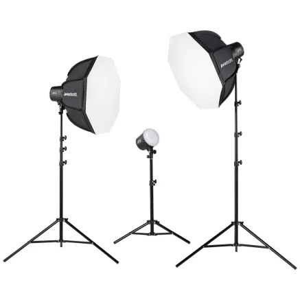 Westcott U60-B Bi-Color LED 3-Light Softbox Kit 803