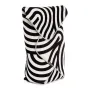 3 Legged Thing WRAPZ self-adhesive reusable cloth wrap swirl 3-pack, featuring a black and white pattern, folded as a camera gear protector