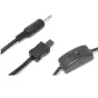 JJC Nikon Trigger kabeļi PocketWizard (PW-M1) ar 3,5mm audio jack un USB Type-C konektoru, paredzēts Nikon kamerām