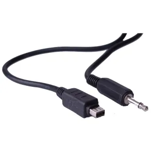JJC Olympus Trigger cable for PocketWizard PW-J1 with USB Type-B and 3.5mm audio jack connectors