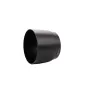 JJC ET-83C Canon lens hood - Black lens hood with a matte finish and tapered design, featuring a small label 'JJC LH-83C'.
