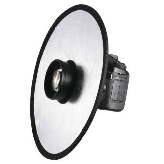 Складные отражатели - walimex Lens Reflector silver/golden, Ш30cm - быстрый заказ от производителя