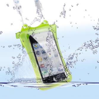 For smartphones - DiCAPac WP-i10 Underwater Bag for iPhone & iPod, green - quick order from manufacturer