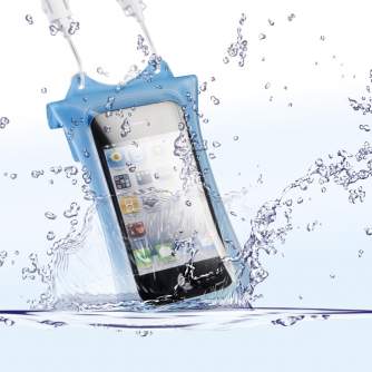 For smartphones - DiCAPac WP-i10 Underwater Bag for iPhone & iPod, blue - quick order from manufacturer