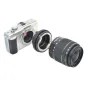 Kiwi Photo Lens Mount Adapter Pentax K objektīviem Micro Four Thirds kamerām, hromēts apdare, manuāla darbība, izsmalcināta bronzas konstrukcija