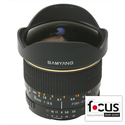 Samyang 8mm Fisheye f/3.5 MC Samsung NX