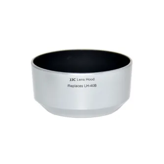 JJC Olympus LH-40B Silver Lens Hood for Olympus M.Zuiko Digital 45mm F/1.8 - Light Protection & Overexposure Prevention