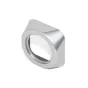 Silver JJC Olympus LH-40S lens hood for M.Zuiko lenses, protecting against lens flare and overexposure