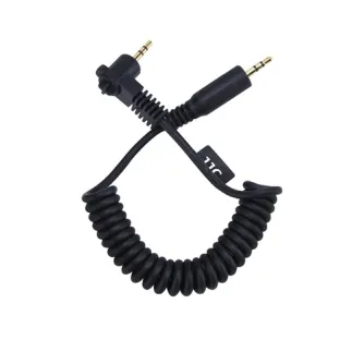 JJC JF-G Remote Cable C Canon - Высококачественный спиральный кабель для удаленного управления с 3,5 мм разъемом и съемным 2,5 мм штекером, предназначенный для камер Canon, с диапазоном беспроводного управления до 100 м.