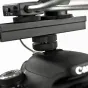 Kiwi CS-30 Hot Shoe Extension Bar 300mm for Canon cameras - adjustable metal rod with rubber rings for flash accessories