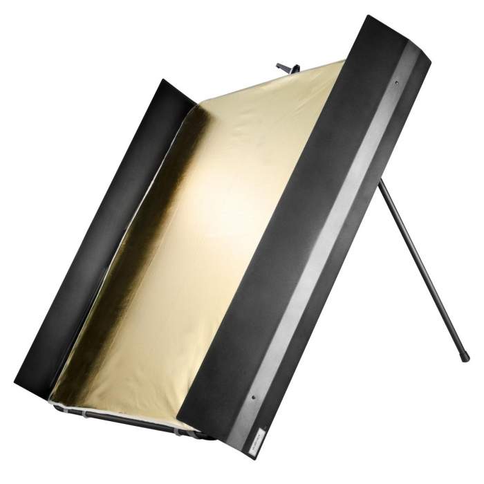 Reflector Panels - walimex pro Reflector Panel with Barn Doors, 1x1m - quick order from manufacturer