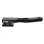 Kiwi CR-X1 Custom Mechanical Cable Release adapter - Black mechanical cable release adapter with a hole for cable attachment, mounted on a camera's hot shoe, featuring a sleek design and labeled 'Kiwi CR-X1' and 'AP304'.