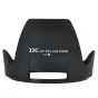 JJC HB-50 Nikon Lens Hood - Черный бленда с текстом 'JJC LH-50 Lens Hood', с изогнутым дизайном и прямоугольным вырезом внизу.