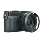 JJC LH-43LX100 Lens Hood for Panasonic Lumix DMC-LX100 - Black lens hood with textured grip and measurement markings