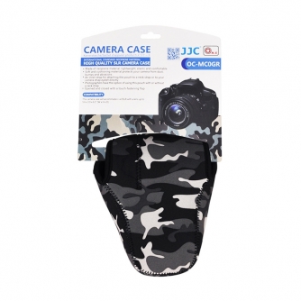Camera Bags - JJC OC-MC0GR Neopreen Camera Cover - Camouflage Grey - quick order from manufacturer