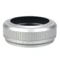 Silver JJC LH-JX70II Fujifilm lens hood with adapter ring for 49mm filters