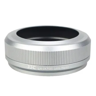 Серебряный бленда для объектива JJC LH-JX70II Fujifilm с адаптером для фильтров 49 мм
