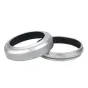 JJC LH-JX70II Fuji капюшон для объектива - Серебряный капюшон с черной внутренней частью для компактной камеры Finepix X70