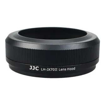 JJC LH-JX70II Fujifilm бленда - Черная бленда для объектива Fujifilm X70 с текстурированным grip и адаптером для фильтров 49mm.