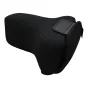 JJC Neoprene Camera Pouch OC-S3BK - Protective camera pouch with Velcro flap closure, elastic neoprene material, and stylish stitching for shock and scratch protection.