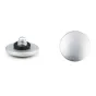 JJC Soft Release Button SRB-B10S - 10mm silver screw-on shutter button for Leica, Fujifilm, Canon, Nikon, and Sony cameras with brass construction and rubber rings