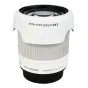 JJC EW-63C Canon Lens Hood White - lens hood for Canon EF-S 18-55mm F/3.5-5.6 IS STM lens, protects against glare and lens flare, white design with black accents
