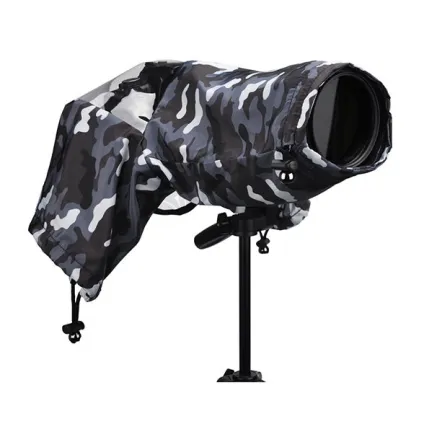 JJC RC-1GR Raincover for Cameras, Camouflage Gray, 15x11.2x7.5cm