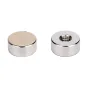 JJC Soft Release Button SRB-M Silver - Flat top with green dot and threaded hole for camera shutter button