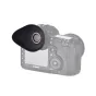 JJC EC-EGG Canon EyeCup - mīksts silikons, 360 grādu rotācija, samazina atspīdumus, ergonomisks dizains
