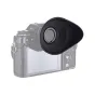 JJC EF-XTLIIG Fujifilm eyecup made of soft silicone, 360° rotatable, attached to a Fujifilm X‑T series camera body