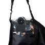 JJC RC-DK19 Rain Cover for Nikon Cameras with DK-19 Eye Shell - Waterproof protection, transparent view, compatible with Nikon D4/D5/D800 series.