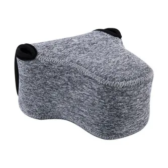 JJC Neoprene Camera Pouch OC-F2BG Gray - Compact protective pouch for cameras