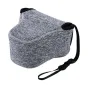 JJC Neoprene Camera Pouch OC-F2BG Gray - Lightweight, shockproof camera protection with adjustable strap and Velcro closure.
