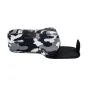 JJC OC-S3GR Neoprene Camera Pouch Camouflage Gray - Protective camera bag with quick-access flap, elastic neoprene material, and neck strap compatibility