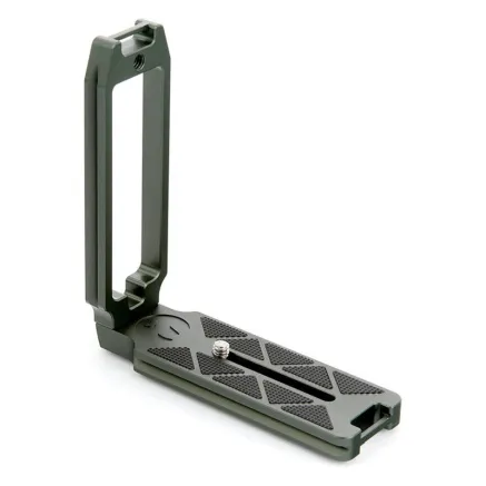3 Legged Thing QR11 L Bracket Grijs for cameras with full body of battery grips. Dual strap connectors and Arca Swiss Compati...