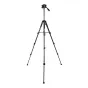 JJC TP-P1 Professional Portable Tripod - Compact 3-Way Tripod with Quick-Release Plate and 1/4-20 Screw Mount for Camera or Lens