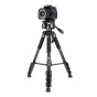 JJC TP-P1 Professional Portable Tripod with a 3-way head and quick coupling plate for camera mounting