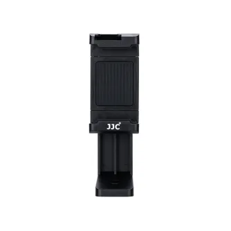 JJC Smart Phone Clip SPS-1A Black - Secure smartphone mount for selfie sticks and tripods with 360-degree rotation and adjustable length