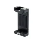 JJC Smart Phone Clip KTP-SP1B Black - Securely attaches smartphones to tripods or selfie sticks with adjustable 56-105mm reach and textured grip pads.