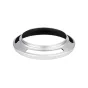 Silver lens hood for Fujifilm XC15-45mm lens, protects against glare and scratches