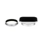 JJC LH-JX100FII silver lens hood with adapter ring for Fujifilm X100 series cameras