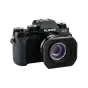 Black JJC LH-JXF35SII lens hood for Fujifilm XF 35mm and 23mm lenses, designed to reduce glare and protect the lens.