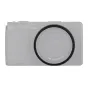 Black lens decoration ring for Ricoh GR III camera, enhancing style and lens protection
