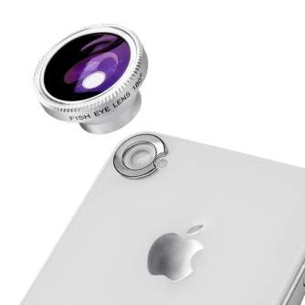 Съёмка на смартфоны - mantona Set Fisheye and Tele Lens for iPhone - быстрый заказ от производителя