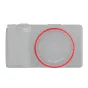 Red lens decoration ring for Ricoh GR III camera, enhancing style and lens protection