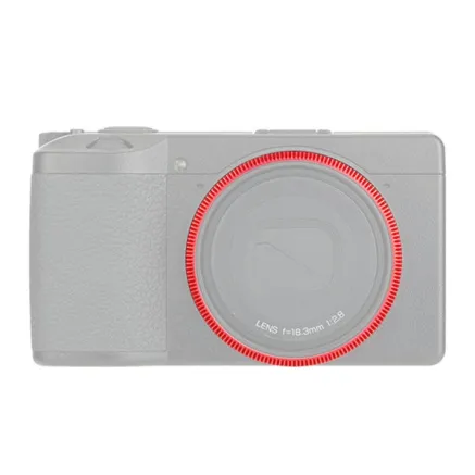 JJC RN-GR3 RED Lens Decoration Ring for Ricoh GRIII RN GR3RED