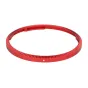 Red JJC RN-GR3 Lens Decoration Ring for Ricoh GRIII RN GR3RED - Stylish camera accessory with a textured surface and modern design.