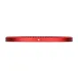 Red lens decoration ring for Ricoh GR III, durable aluminum design, protects lens and enhances camera aesthetics